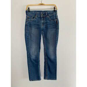Silver Suki Capri Jeans Size28